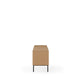 Mueble TV Tulsa Roble metal en ambiente