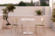 Mesa baja fija de exterior Samira 2 — vista principal