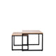 Set mesas auxiliares Piero en ambiente