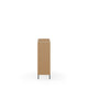 Aparador alto Tulsa Alto roble metal — detalle 1