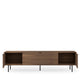 Mueble TV Tulsa Nogal metal 4 — detalle 5