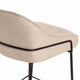 Tabouret haut Louis, en tissu pour la salle à manger, détail de la finition 4