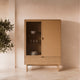 Vitrina baja Tulsa Roble madera en ambiente