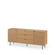 Aparador Tulsa Roble metal 3 — detalle 1