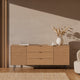 Aparador Tulsa Roble metal 3 en ambiente