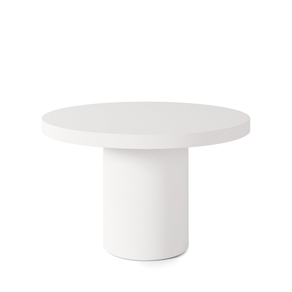 Mesa Thelma 90 cm, mesa de centro de cemento para el salón