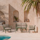 Conjunto de jardín Mikonos en ambiente
