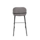 Tabouret haut Louis, en tissu pour la salle à manger, vue en studio 8
