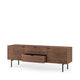 Mueble TV Tulsa Nogal metal — detalle 4