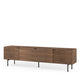 Mueble TV Tulsa Nogal metal 4 — detalle 1