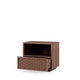 Table basse Borneo Noyer, table de chevet en bois, vue en studio 4