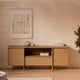 Mueble TV Pacific 160 puertas cajones en ambiente