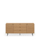 Aparador Tulsa Roble metal 3 — detalle 3