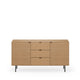 Aparador Tulsa Roble metal — detalle 3