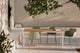 Mesa de exterior fija Cinthia — vista principal