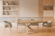 Mesa fija Sandy Ovalada roble / beige — vista principal