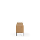 Mueble TV Tulsa Roble metal 4 en ambiente