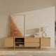 Mueble TV Pacific 240 puertas cajones en ambiente