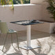 Mesa baja fija de exterior Samira 2 en ambiente