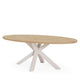 Mesa fija Sandy Ovalada roble / beige — detalle 1