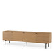 Mueble TV Tulsa Roble metal 4 — vista principal
