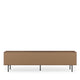 Mueble TV Tulsa Nogal metal 4 — detalle 4