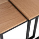 Set mesas auxiliares Piero — detalle 4