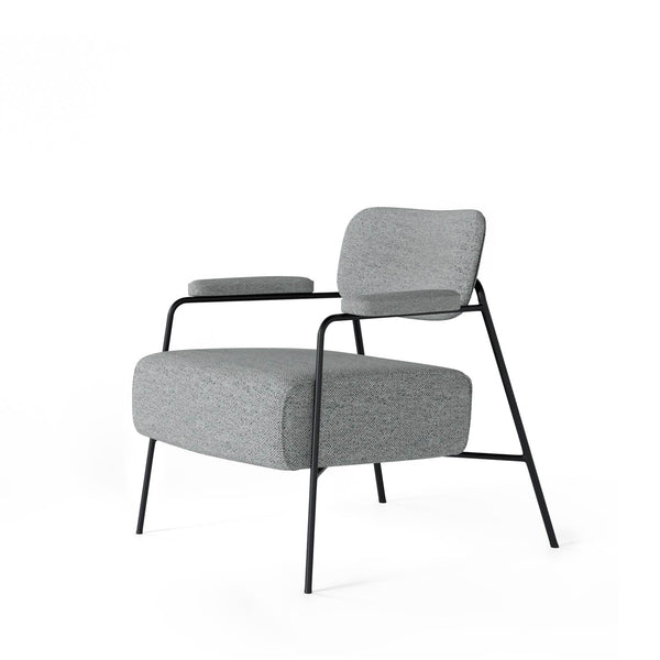 Butaca Breda gris claro, para el salón, 70 × 77 × 78 cm