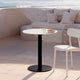 Mesa baja fija de exterior Lya en ambiente
