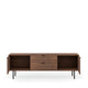 Mueble TV Tulsa Nogal metal — detalle 3