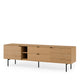 Mueble TV Tulsa Roble metal 2 en ambiente