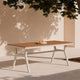 Mesa de exterior fija Georgia en ambiente