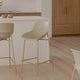 Taburete bajo de exterior Fabian en ambiente