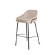 Tabouret haut Louis, en tissu pour la salle à manger, vue en studio 9