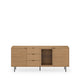 Aparador Tulsa Roble metal 2 — detalle 1