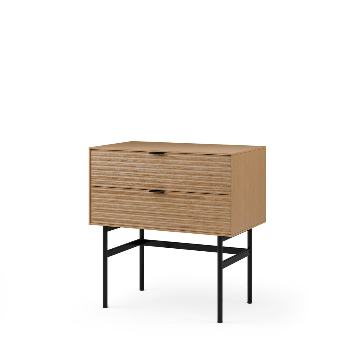 Mesita alta Tulsa Roble metal 4