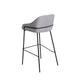 Tabouret haut Louis, en tissu pour la salle à manger, vue en studio
