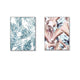 Cuadro Blue Palm en ambiente