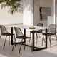 Mesa de exterior fija Audrey en ambiente