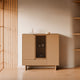 Aparador alto Tulsa Alto roble madera en ambiente