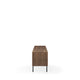 Mueble TV Tulsa Nogal metal 4 — detalle 2