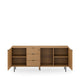 Aparador Tulsa Roble metal 2 — detalle 3
