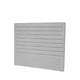Tête de lit Xaloc 135 cm / gris clair, en tissu pour la chambre