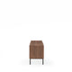Mueble TV Tulsa Nogal metal en ambiente