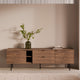 Mueble TV Tulsa Nogal metal 2 en ambiente
