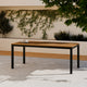Mesa de exterior fija Cinthia en ambiente