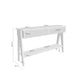 Schéma coté de console Elvas : 120 cm de largeur, 35 cm de profondeur et 75,5 cm de hauteur.