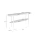 Schéma coté de console Saira : 134 cm de largeur, 35 cm de profondeur et 81 cm de hauteur.