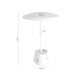 Schéma coté de lampe à poser Ayora : 20 cm de largeur, 20 cm de profondeur et 30 cm de hauteur.