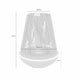 Schéma coté de lampe à poser Beires : 35 cm de largeur, 35 cm de profondeur et 45 cm de hauteur.